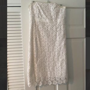 Lily Pulitzer White Floral Embroidered Mini Dress